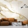 marble effect wall paper mural