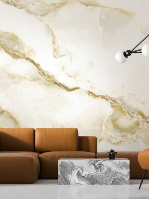 marble effect wall paper mural