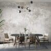 Concrete wall paper mural