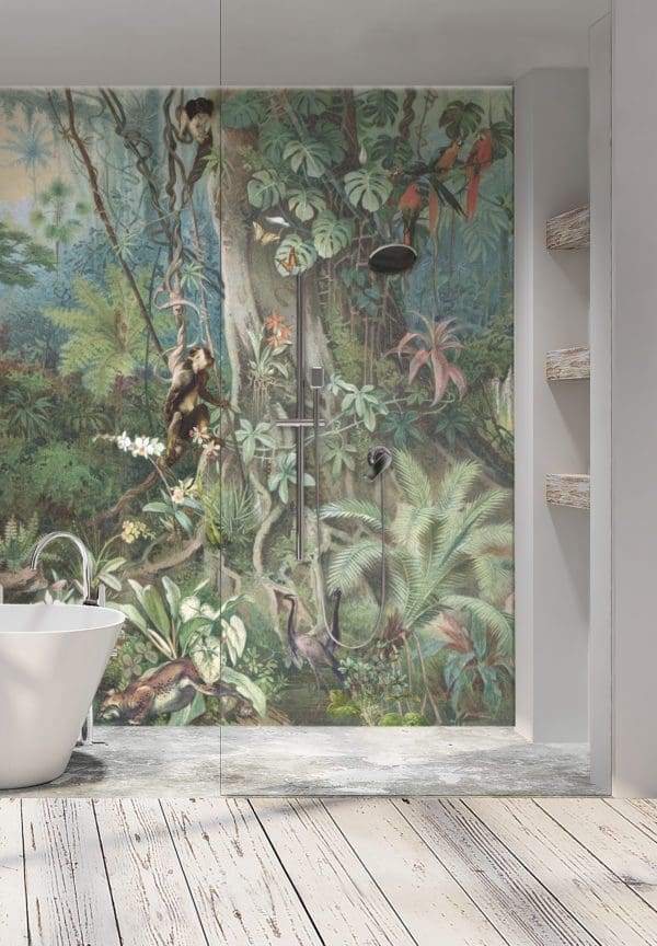 Jungle wall paper mural