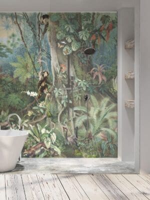 Jungle wall paper mural