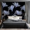 Floral wallpaper mural Floral wallpaper mural
