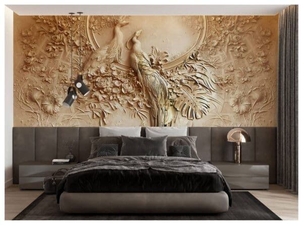 Peacock Dream 3D Mural