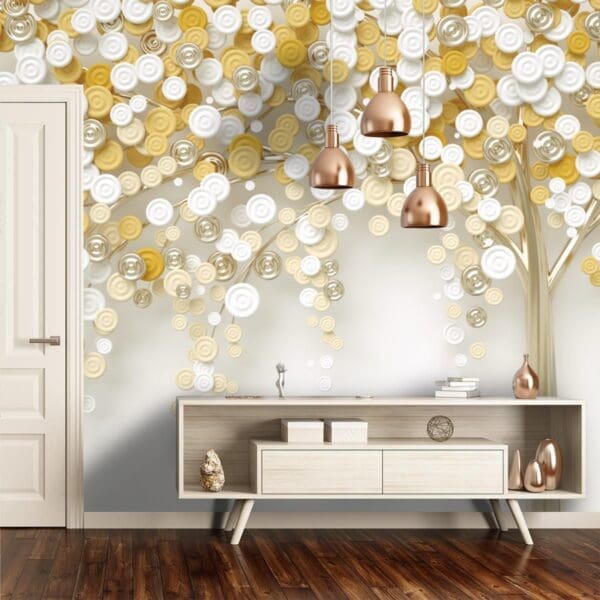 Woods Wallpaper Cole And Son Disc Tree 3D Mural