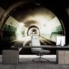 Subway Road Tunnel 3D Mural