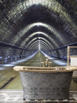 Tunnel Perspective 3D Mural