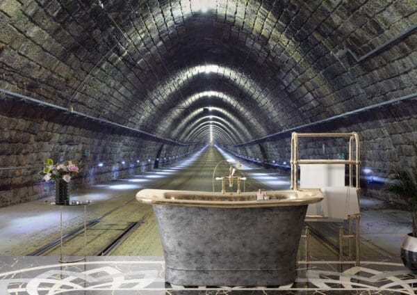 Tunnel Perspective 3D Mural