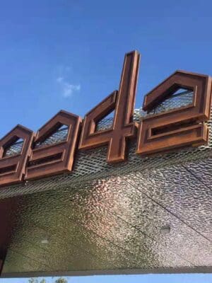 External Water Ripple Ceiling Panel