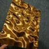 Ripple001b Gold Water Ripple Panel