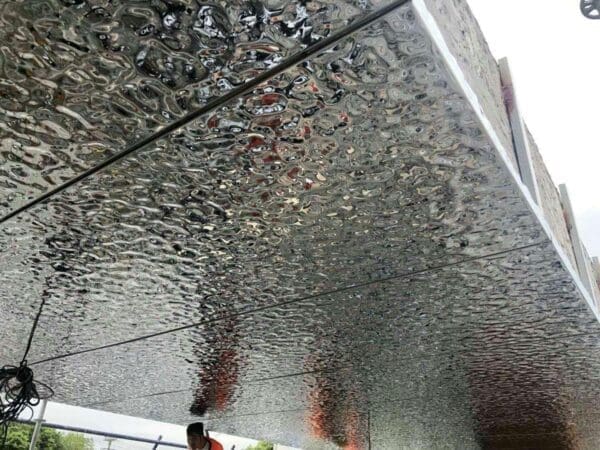 Ripple001g Stainless Steel Water Ripple Ceiling Panel