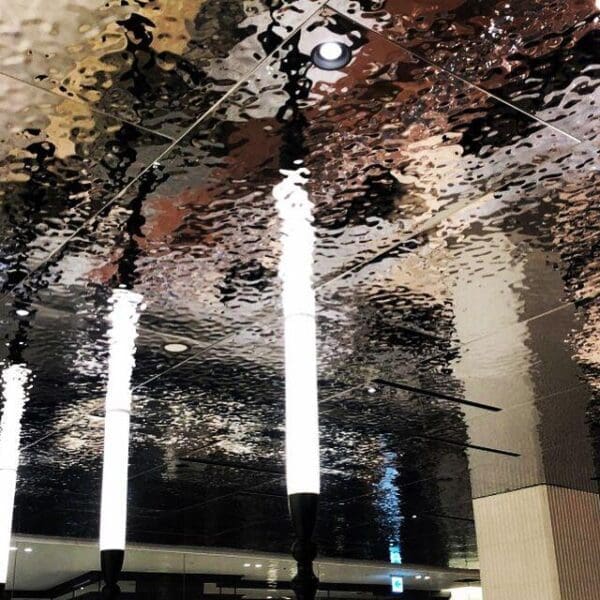 Ripple_B002g Stainless Steel Water Ripple Wall Panel and Ceiling Panel