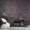 Home mockup, modern interior background, 3d render MECURY OCEAN BLUE