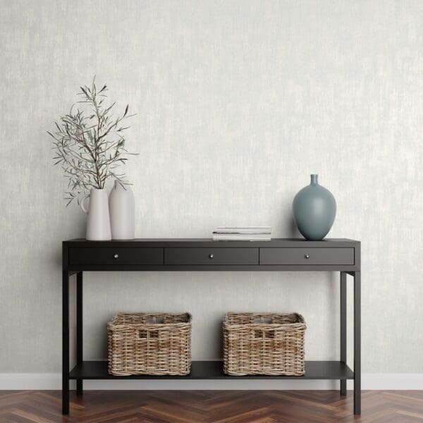 Wood Console Cabinet Contemporary Modern Foyer Living Room Blank MERCURY PEARL WHITE