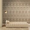 Modern interior with a picture and a daybed, a console with book UNIVERSE - PLUTO SAND BEIGE
