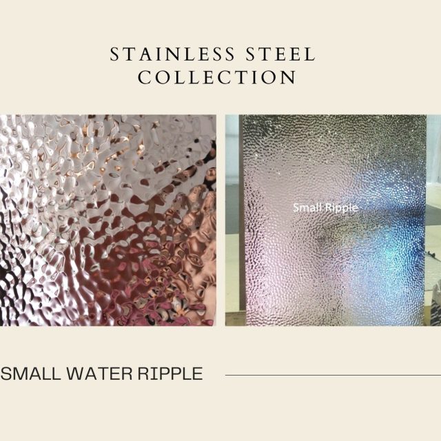 Our water ripple stainless steel sheets offer a spectacular design to significantly enhance projects with aesthetics and added value while maintaining the original properties of stainless steel.

#waterripple #smallripple #staabdecor #stainlesssteel #Smallwaterrippledesign