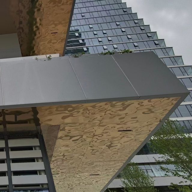 These water ripple stainless steel sheets are robust and easy maintenance, which makes it an ideal choice for businesses of all types. #waterripple #stainlesssteel #sheet #decor #interior #exterior #staab #decor #staabdecor #australia #fyp #viral