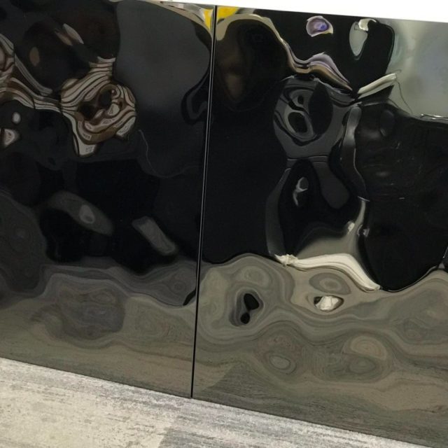 These water ripple stainless steel sheets can be widely used for for residential or commercial interior and exterior decorations and other projects such as for ceilings, walls, background walls, bar counters and elevator doors.

#stainlesssteel #waterripple #rippleeffect #interiorandexterior #design #decor #staabdecor #installation #effect #ripple #staab #viral #fyp #foryou #fypシ